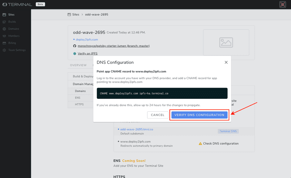 Verify DNS Config 2